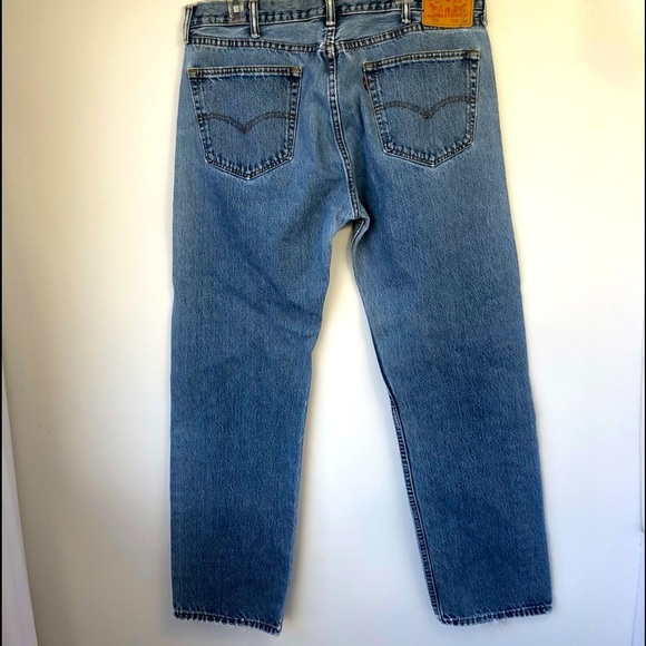 Men Levi’s Jeans Blue Men jeans Size 38x34 - Picture 2 of 10